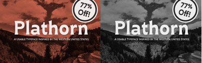 A new type family from insigne. Plathorn introductory offer 77% off for a limited time.