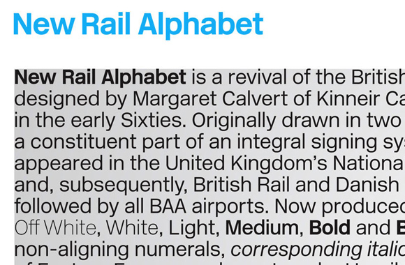 New Rail Alphabet Font Free