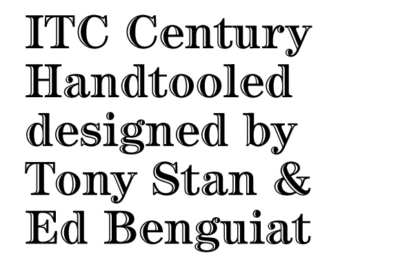 ITC Century Handtooled