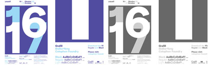 Visuelt by @colophonfoundry: it was originally created as a bespoke face for the 2013 and 2014 identity for Visuelt.