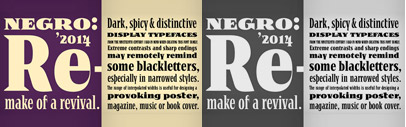 Negro upgraded by new styles and functions.