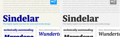 Sindelar‚ a news and media text face‚ by @willerstorfer