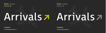 FS Millbank‚ a wayfinding sans‚ by @Fontsmith