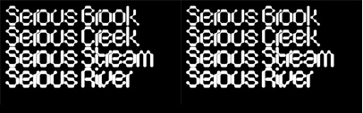 Serous‚ an interlocking display typeface by @Formist_