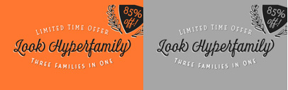 Look by @insigneDesign. The family is 85% off until April 3.