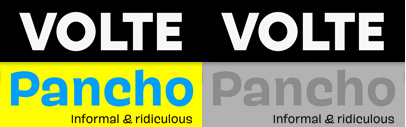Two new typefaces from @itfoundry: Volte & Pancho.