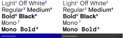 Basis Grotesque by @colophonfoundry: it comes with 6 weights + italics‚ and the monospaced version comes with 2 weights + italics.