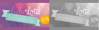 LiebeLotte by @LiebeFonts: the monoline script typeface comes with 6 weights. 30% off until May 17.