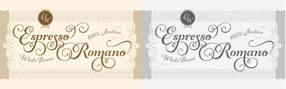 Gioviale‚ a hybrid of an italic text face and a script‚ by Laura Worthington.