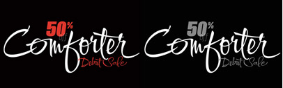Comforter by TypeSETit. 50% off until June 13.
