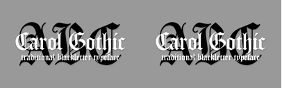 Carol Gothic by @ParaTypeNews. One style for $5 until July 20.