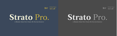 Strato Pro by @mostardesign. Strato Pro Complete Family is 85% off until Oct 31.