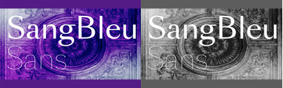 Three heavier weights + italics were added to SangBleu Sans.