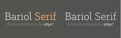 Bariol Serif by atipo.