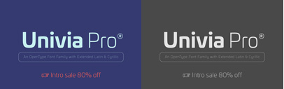 Univia Pro by @mostardesign. Univia Pro Complete Family is 80% off until Feb 26.