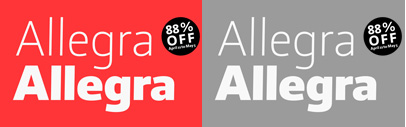 Allegra by abc litera is 88% off until May 5.