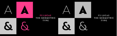 @Fontsmith released FS Lucas‚ a geometric sans serif.