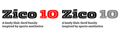 @typotheque released Zico by @markhrast.