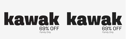 Kawak by @Latinotype. Kawak Family is 69% off until Nov 18.