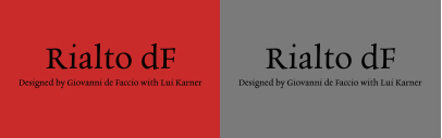 Cast released Rialto dF designed by Giovanni de Faccio with Lui Karner.