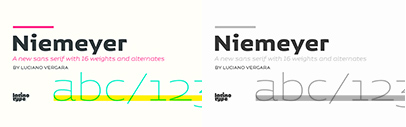 @Latinotype released Niemeyer. Niemeyer Family is 80% off until May 4.