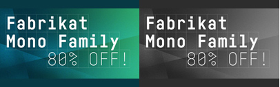  Fabrikat Mono by @koeberlin. Fabrikat Mono Complete is 80% off until May 12.