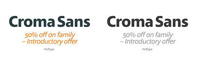 Croma Sans by Hoftype. Croma Sans Complete is 50% off until May 14.