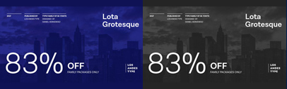 Lota Grotesque by Los Andes. Lota Grotesque Complete Family is 83% off July 15.