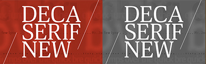 @ParaTypeNews released Deca Serif New. $5 per style until June 12.