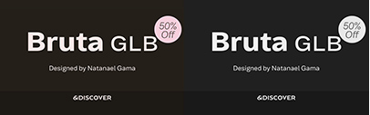 @thendiscover released Bruta designed by Natanael Gama. 50% off until July 21.