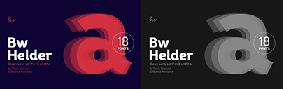 Branding with Type released Bw Helder. Introductory offer 70% off untli August 25.