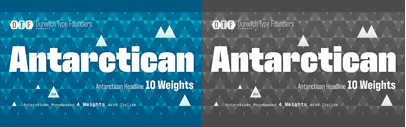 @Dunwich_Type released Antarctican Headline and Antarctican Mono.
