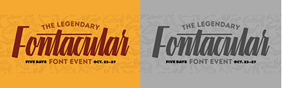 Fontacular sale at MyFonts in only 5 days!