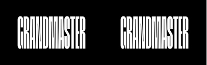 Grandmaster‚ a very condensed grotesque‚ designed by @LucasDescroix. It comes with five weights.