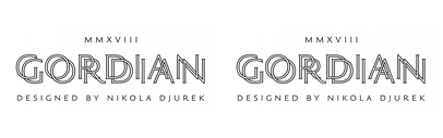 @typotheque released Gordian designed by Nikola Djurek.