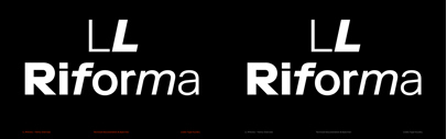 @lineto_com released LL Riforma designed by Norm.