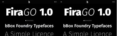 bBox Type launched with several new typefaces.