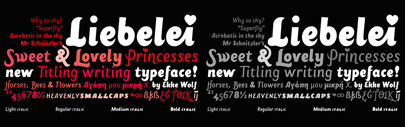 Liebelei Pro Italic is 75% off till March 30th.