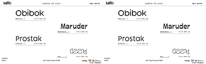 @LaicType launched. Ten new typefaces are available.