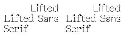 Lifted designed by @reganjohnson was added to @futurefonts.