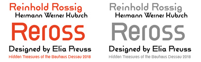 Reross was added to Adobe’s Hidden Treasures of the Bauhaus Dessau.