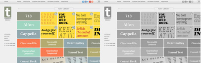 Terminal Design’s new website launched. They have released Latin 512 and Cappella. Yo family Italics are also available.