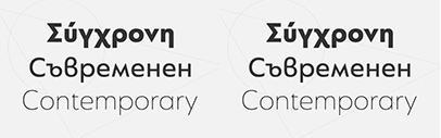 @Fontsmith released FS Lucas Pro which supports Cyrillic and Greek.