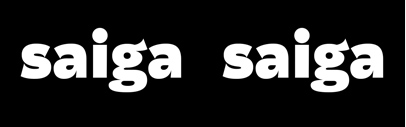Saiga designed by Teo Tuominen was added to @futurefonts.