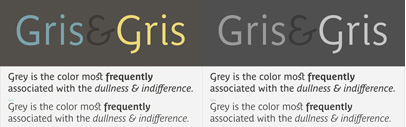 Belated mention of Parisine Plus Gris‚ new additional styles for the Parisine Plus‚ by Typofonderie. Also they have updated the STD versions of Parisine and Parisine Plus.