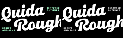 LetterMaker released Quida Rough.