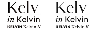 @205tf released Kelvin Avec and Kelvin Sans designed by Thomas Bouville.