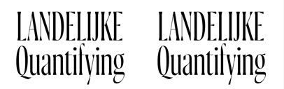 Commercial Type relased Ayer. It’s available in three optical sizes‚ and Ayer Poster‚ the largest of these‚ features four very different kinds of italics.