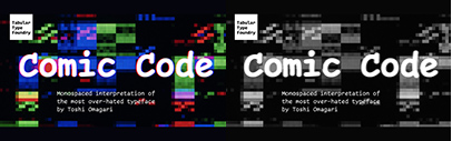 Tabular Type Foundry released Comic Code.