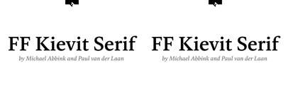 FontFont released FF Kievit Serif.